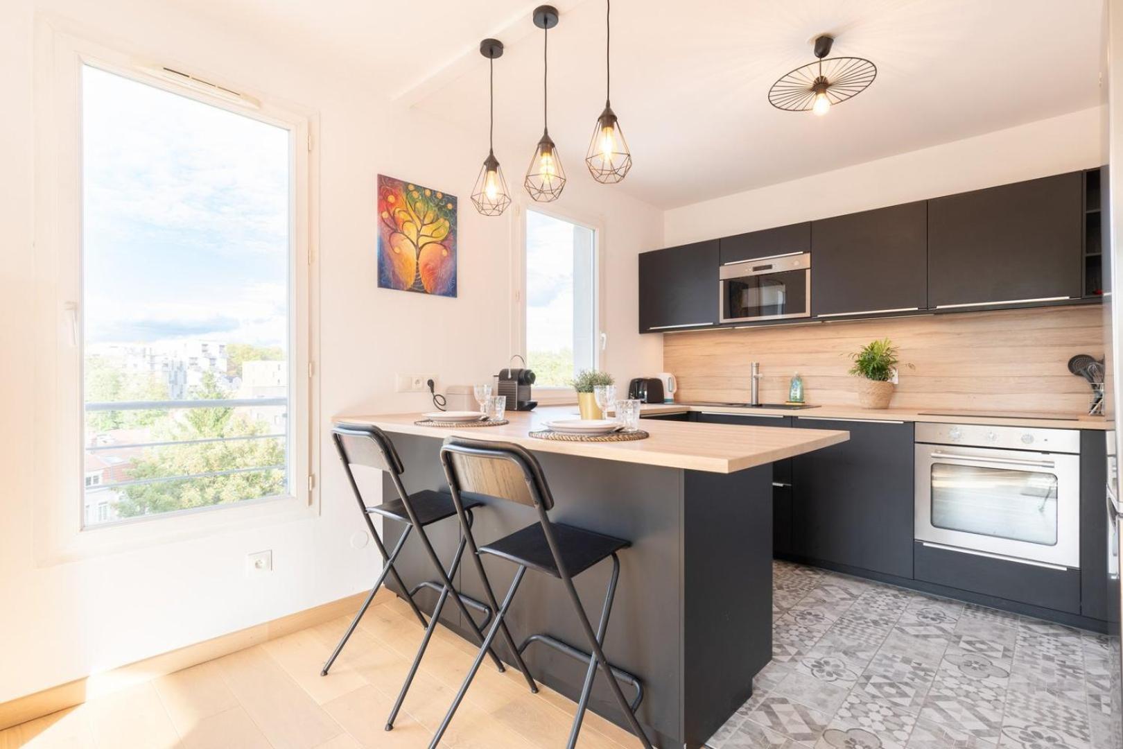 Beautiful Equipped Near Train Parking Appartement Lille